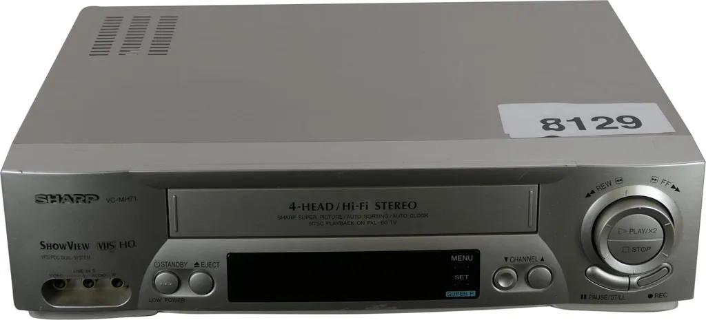 Lecteur Enregistreur VHS Sharp VC-MH71 6 Têtes pour une Image Parfaite