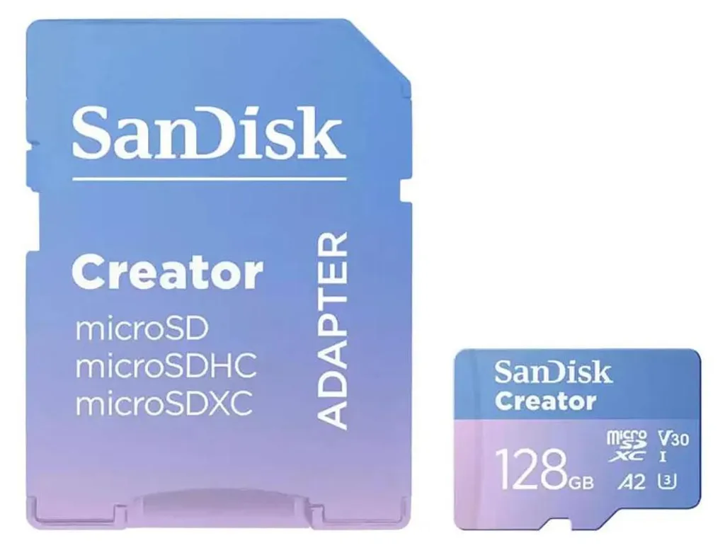 Carte mémoire MicroSDXC 128 Go SanDisk Creator pour smartphone - 4