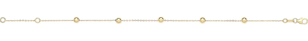 Collier en Or Véritable 375/1000 Longueur 18cm Modèle TRS35963