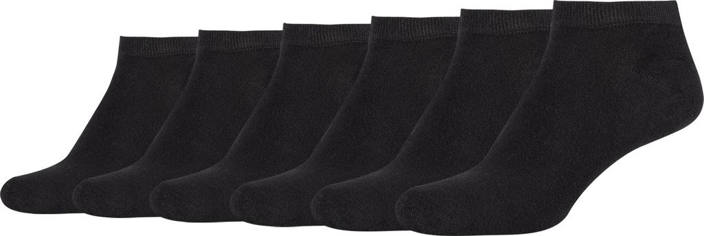 Camano Sneakersocken Silky Feeling im praktischen 6er-Pack black 35-38