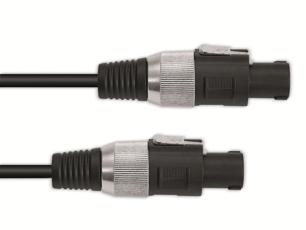 OMNITRONIC Lautsprecherkabel Speaker 2x1,5 5m sw