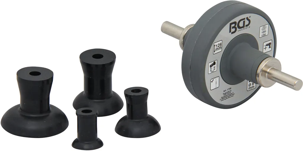 Embout BGS 1738 robuste pour rodage de soupapes avec perceuse 8mm
