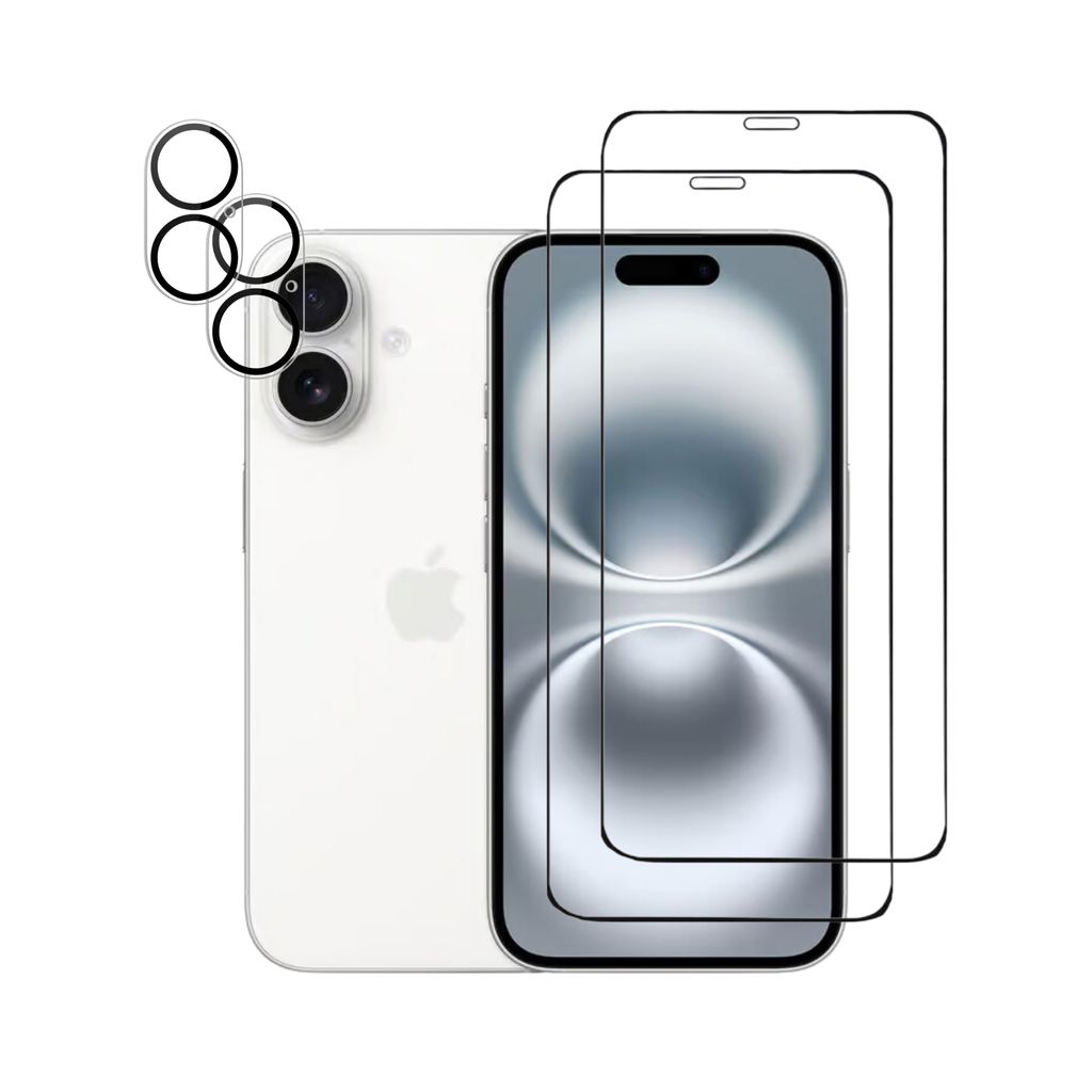 Kameraschutz Displayschutz Schutzglas für iPhone 16 Plus Produktbild 