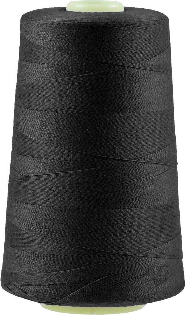 4572m Qualitäts Overlock-Garn Overlock-Nähgarn Farbe 781 - 820, Farbe:A807 schwarz
