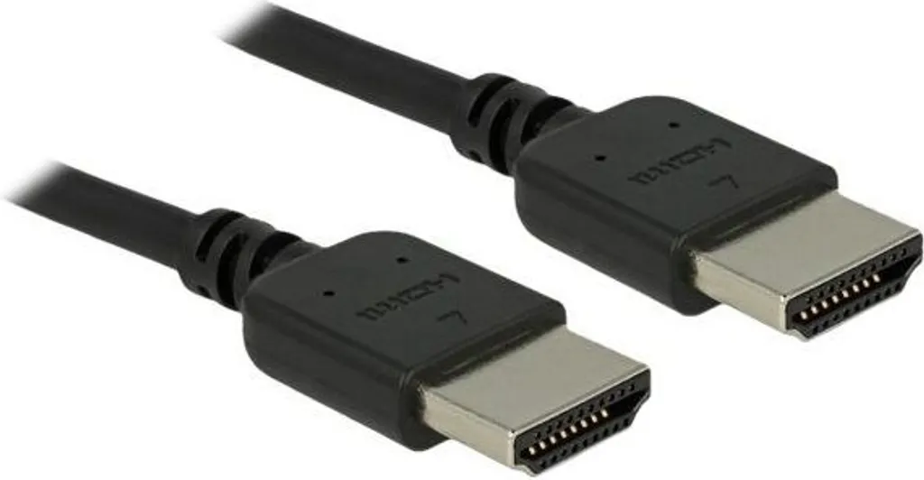 Câble HDMI 4K 60Hz haute performance 1.5m avec connecteurs or Delock