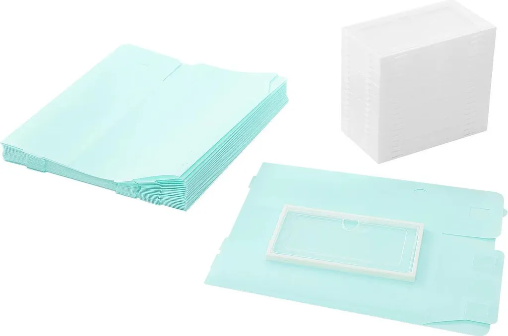 Lot de 20 boîtes à chaussures empilables grand format en plastique vert - 7