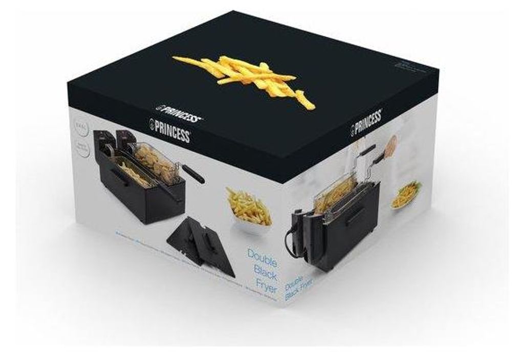 Princess 183028 Doppelfritteuse, Fritteuse, 6 l, 1,8 kg, Produktbild 