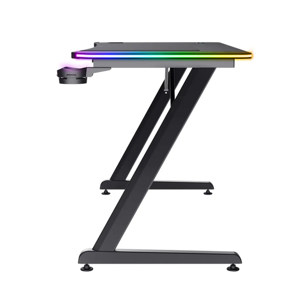 Trust GXT 710 Luminus Pro Noir : Fauteuil avec LED RGB et Dossier Réglable