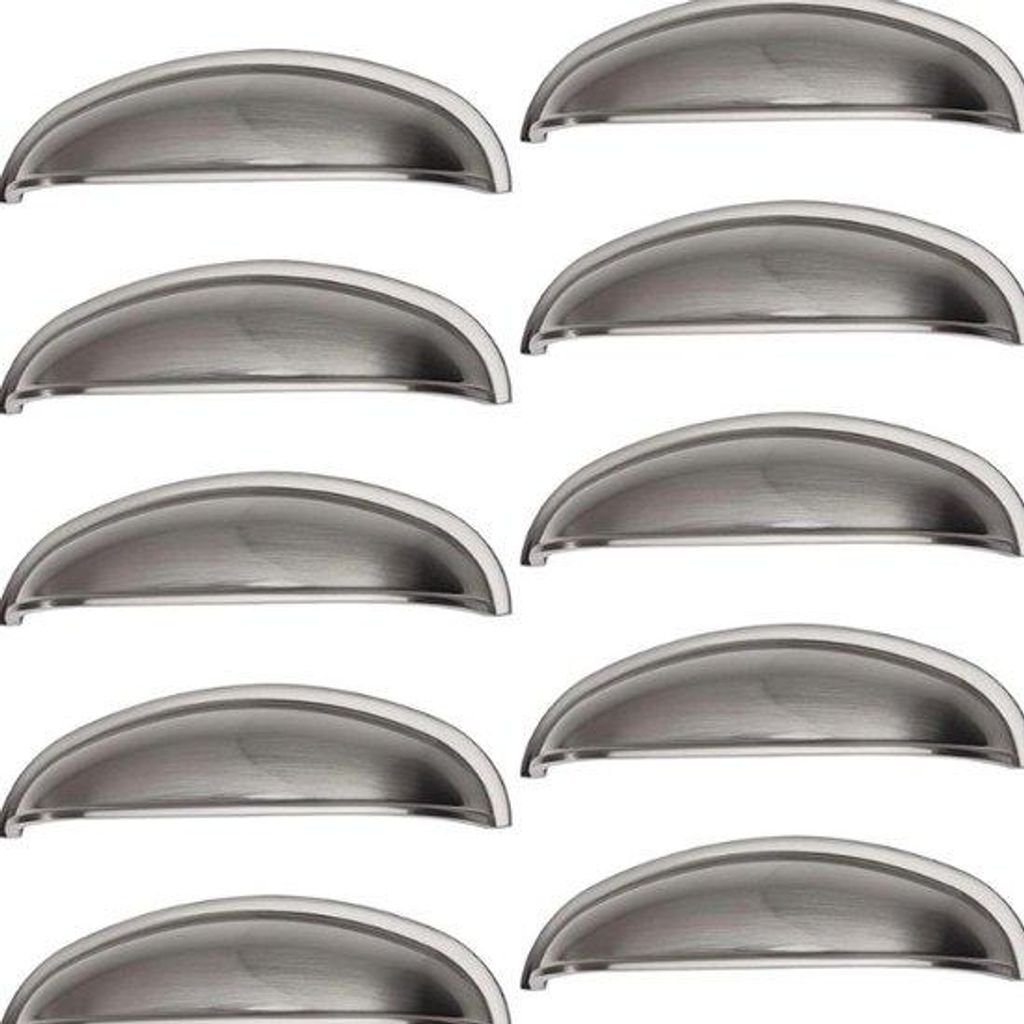 Edelstahl-Badezimmerhalter, 10-teiliger Küchen- und Möbelgriff, 96 mm, Medizinalgriff, Drehgriff für Badezimmer und Küche