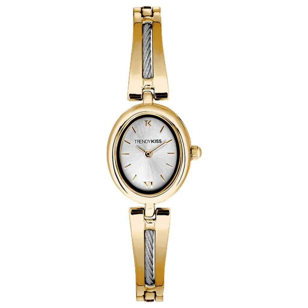 Montre-bracelet pour femme Trendy Kiss Odile Quartz Argent Chic 32mm