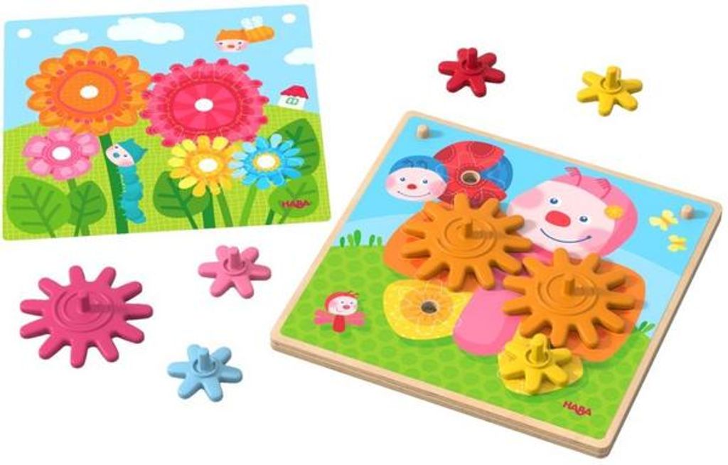 Haba Zahnradspiel Tiere im Garten