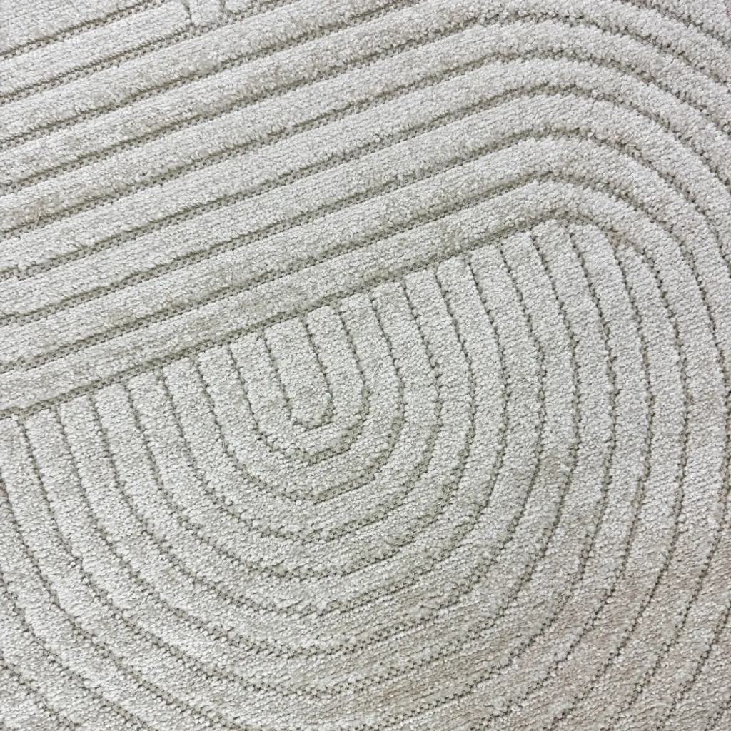 Tapis extérieur résistant aux intempéries Boho Beige 80x150 cm - Séries O