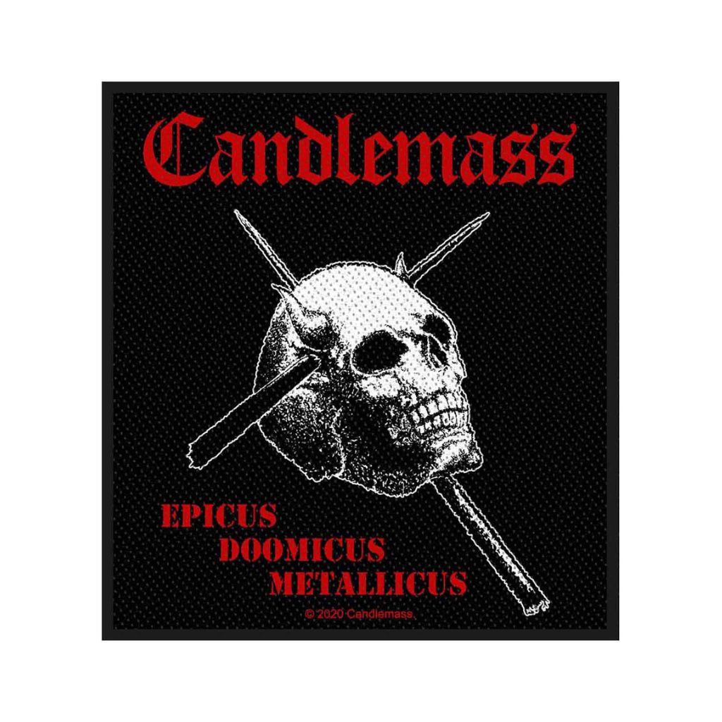 Candlemass Epicus Doomicus Metallicus Aufnäher zum Aufnähen 100 x 100 mm