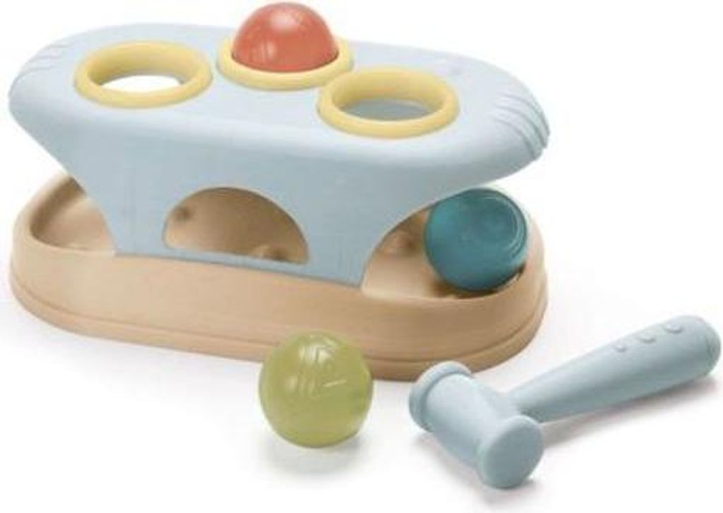 dantoy 6040 Green Eco Tiny Hammerbrett, mehrfarbig Produktbild 