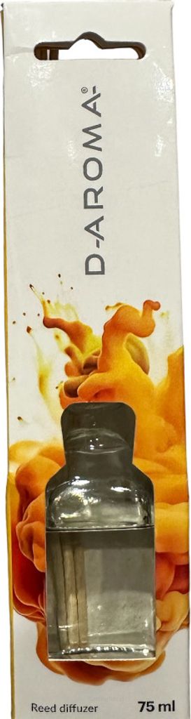Duftdiffusor D-aroma Reed Diffuser 75ml Orange Zimt Lufterfrischer