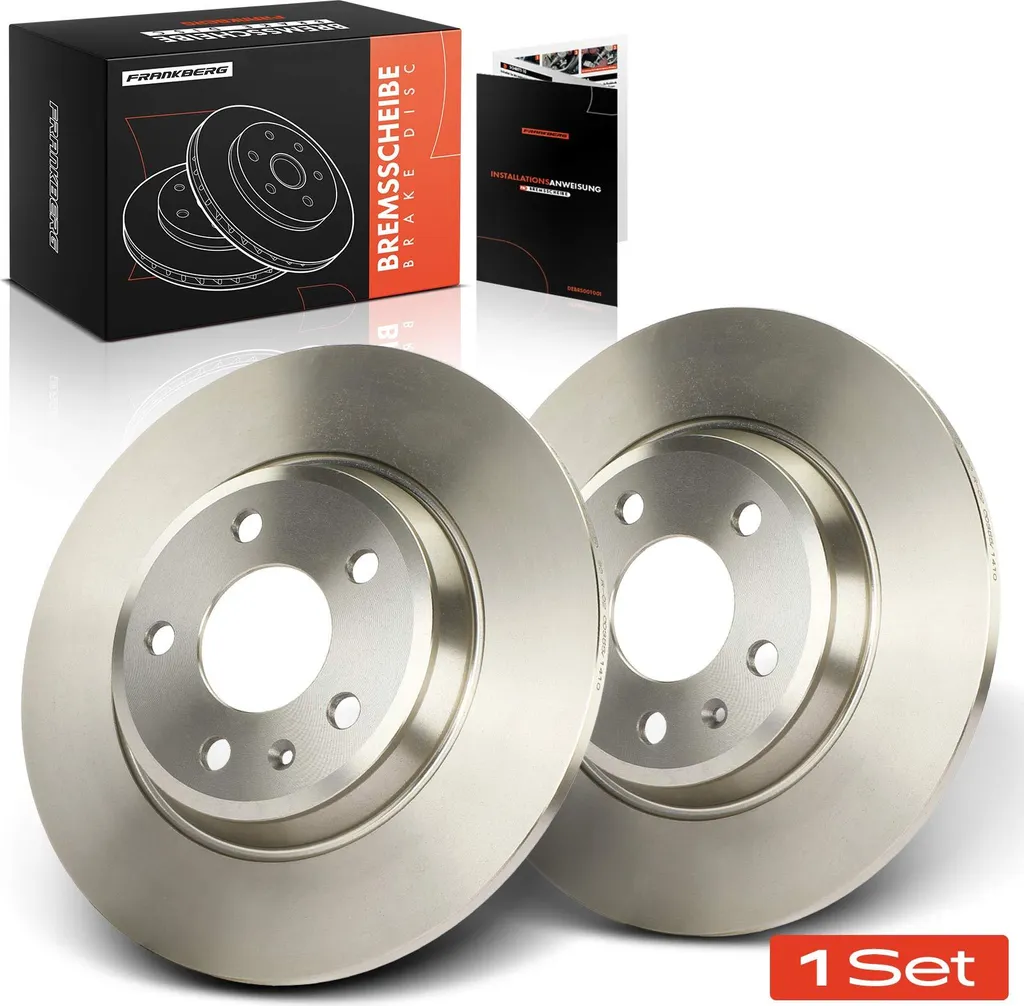 Frankberg 2 Disques de Frein Arrière pour Audi A4 A5 A6 A7 Q5 2007-2018