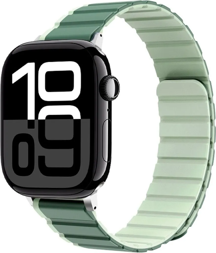 Regalo Ideale: Cinturino Apple Watch Magnetico Verde Bicolore