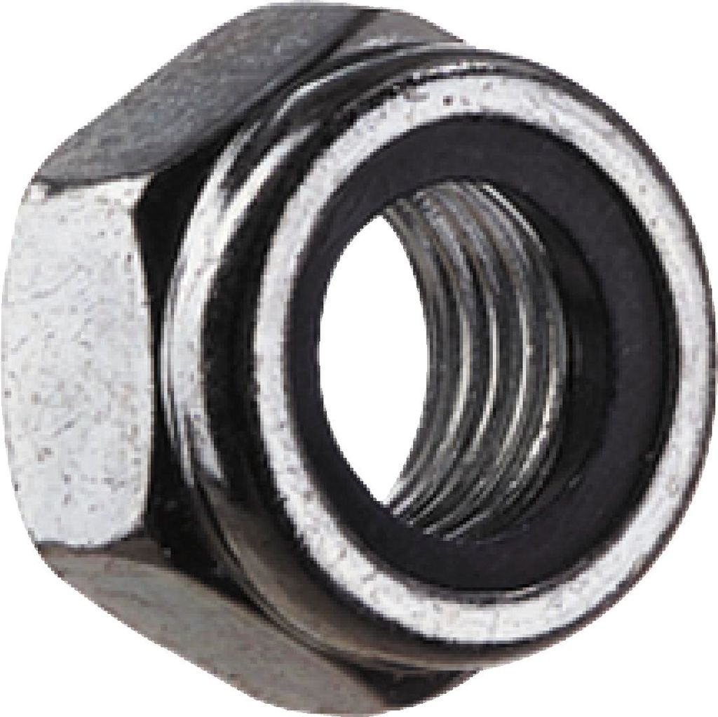 DIN985/10 M10x1.25 verzinkt Feingewinde-Sicherungsmutter niedrige Form