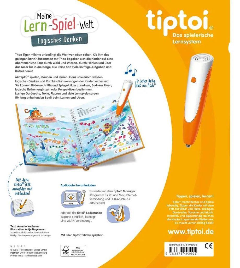 tiptoi Meine Lern-Spiel-Welt: Logisches Denken Produktbild 