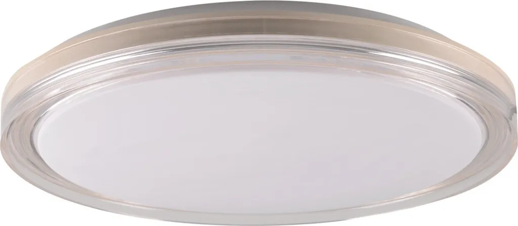 Plafonnier LED Salle de Bain et Salon IP44 49 cm Blanc Cassandra Polux