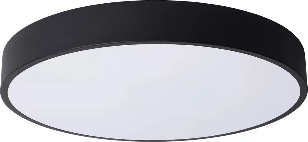 Plafoniera LED Lucide UNAR 40cm Nero 24W: Illuminazione Moderna per Interni