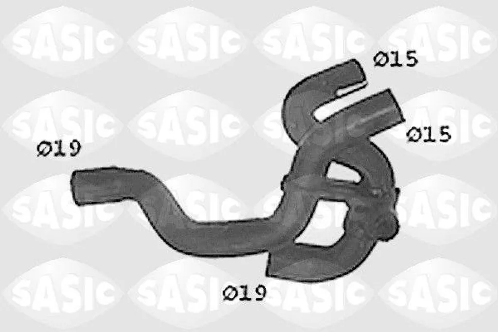 Manicotto Radiatore SASIC SWH4208 per Twingo | Standard OE 7700430009