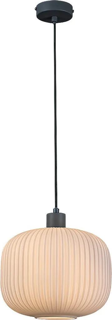 Lustre scandinave vert E27 60W avec abat-jour en métal mat Soraya