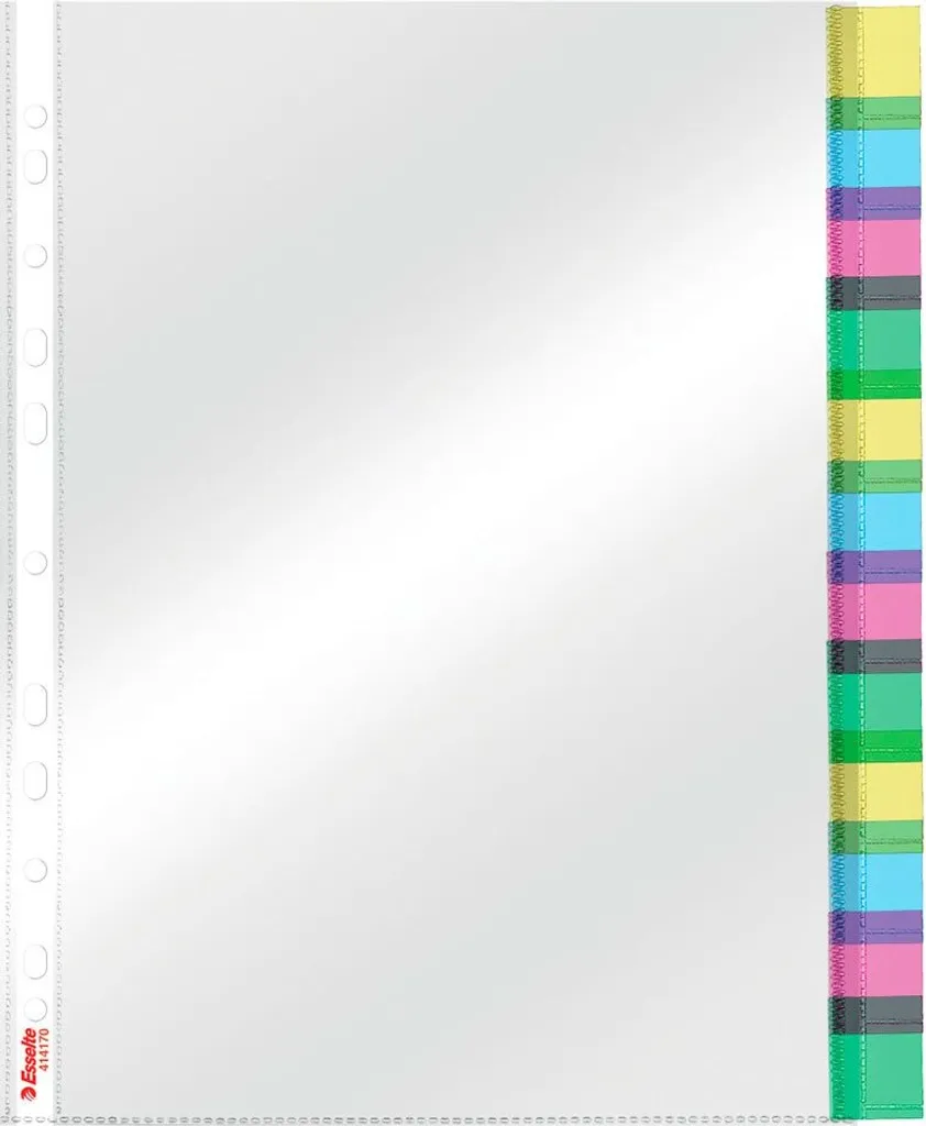 Fornitura Ufficio: Astuccio Esselte A4 85 Micron Indice Colori - Prezzi