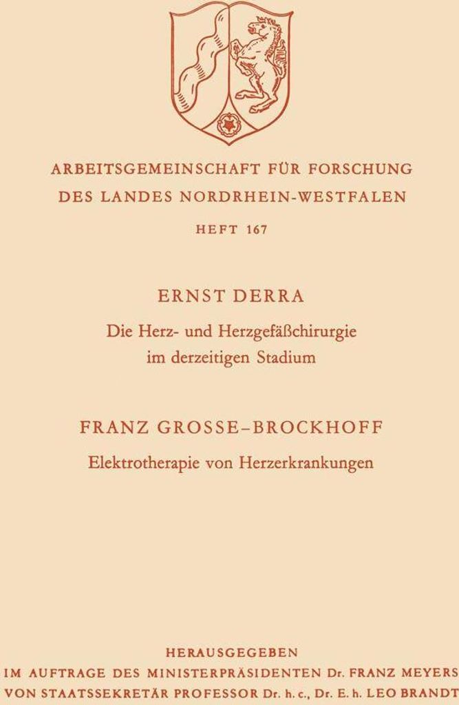 Die Herz- und Herzgefäßchirurgie im derzeitigen Stadium. Elektrotherapie von Herzerkrankungen