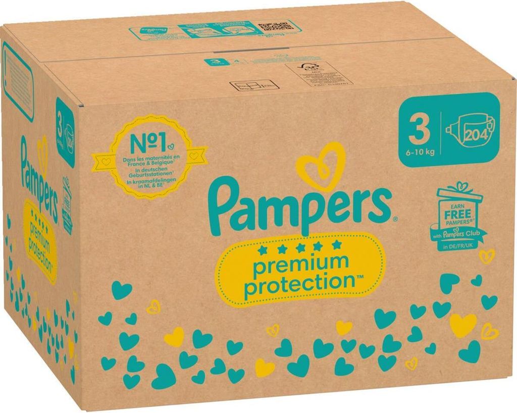 Pampers® 8006540705575 scatola mensile di pannolini Premium Immagine del prodotto 