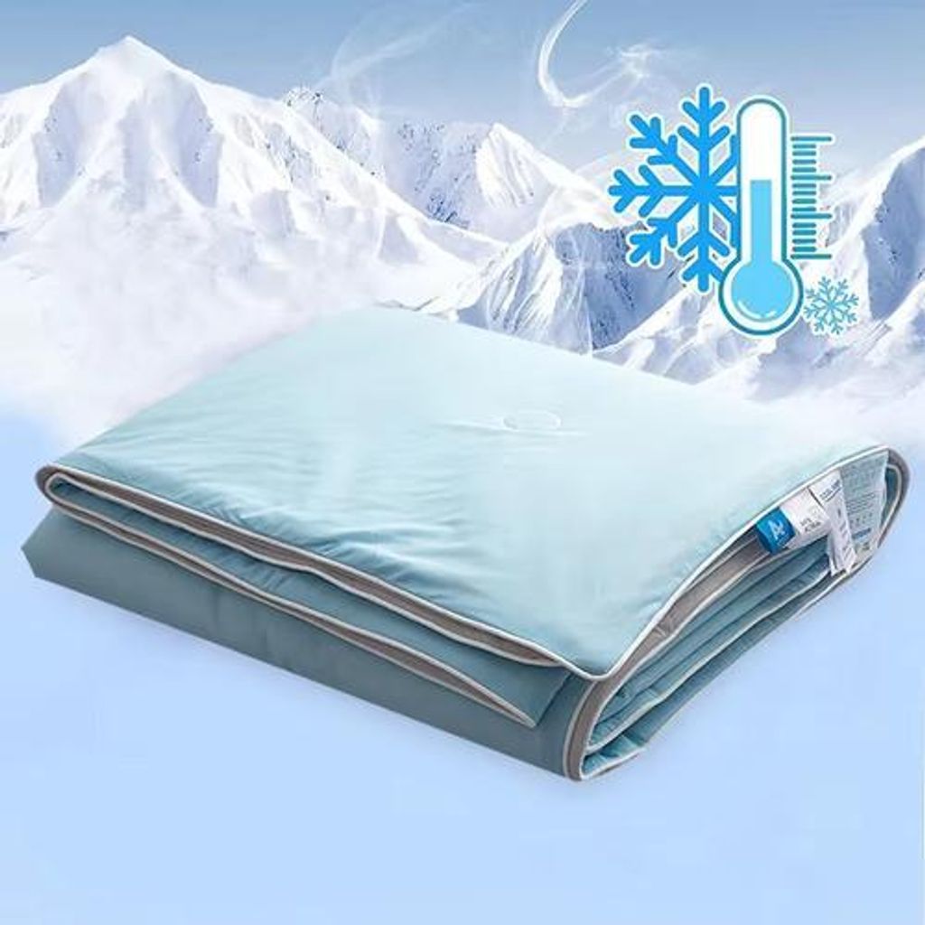 Kühlende Sommerdecke aus Eisseide – Klimadecke – Produktbild 