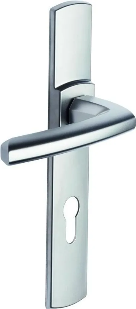 Garniture de porte Clé i BEZAULT Scult 195 mm chrome velours 204373