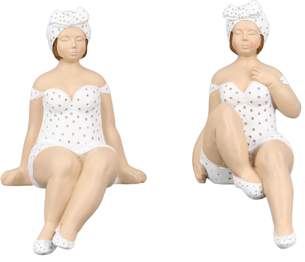 Figur Becky - weiss / grau - Casablanca 89328 Produktbild 