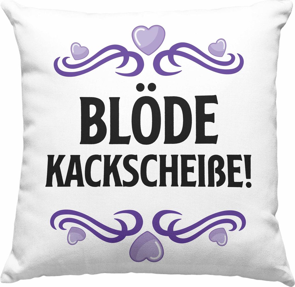 Trendation - Blöde Ka**Sch** Ich Hasse Jeden Deko-Kissen Produktbild 
