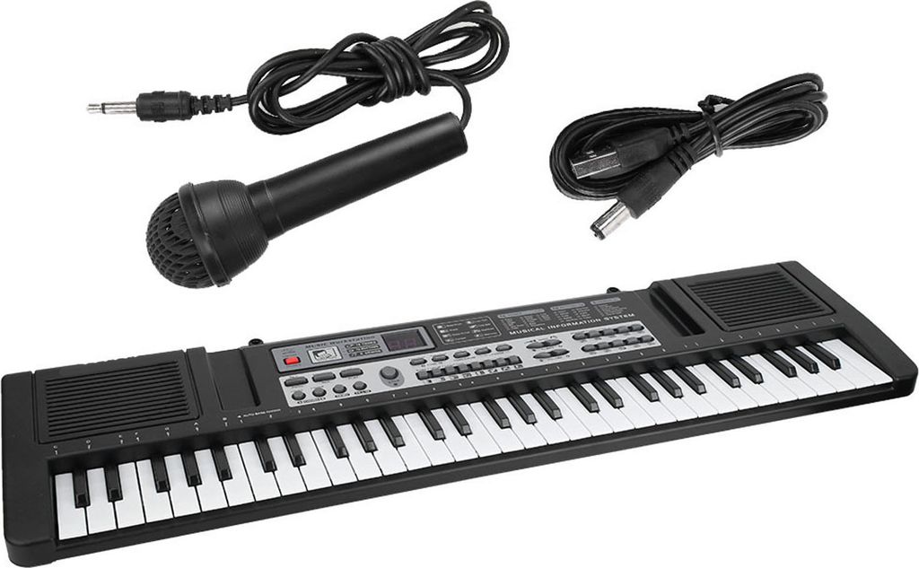 Elektronische Kinderorgel mit Mikrofon-Digitaltastatur für Erwachsene und Kinder