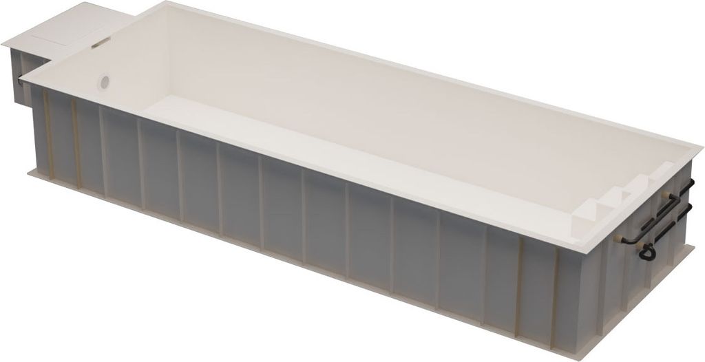 PP-Pool Premiumpaket mit Ganzjahresplane 8 m x 3 m x 1,366 m weiß