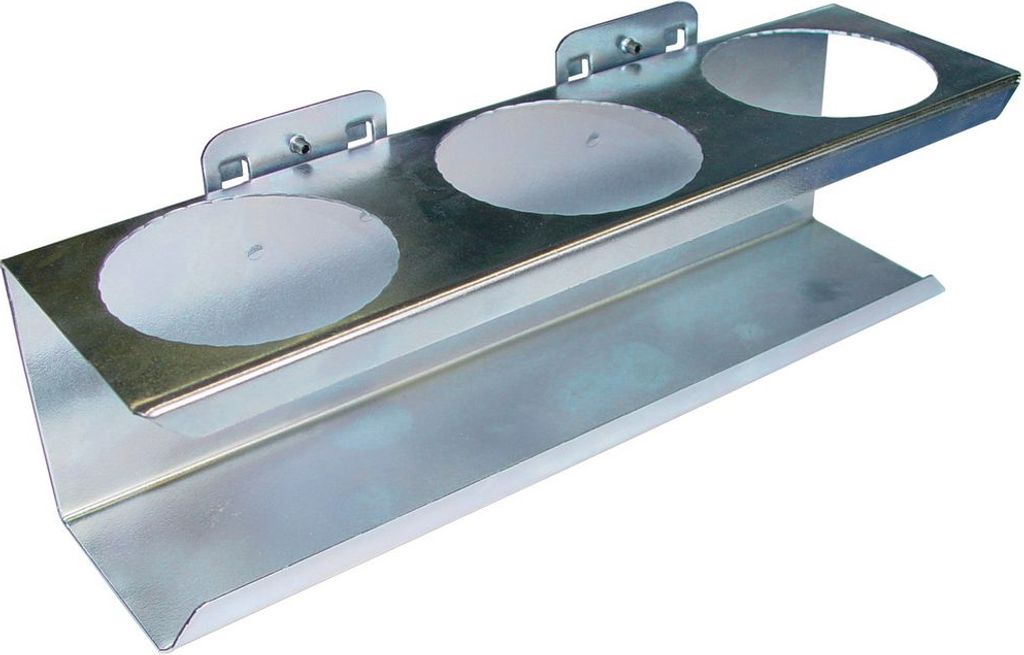 Güde Runddosenhalter 70 mm 3 Fächer Lochwand Lochblech Werkzeughalter
