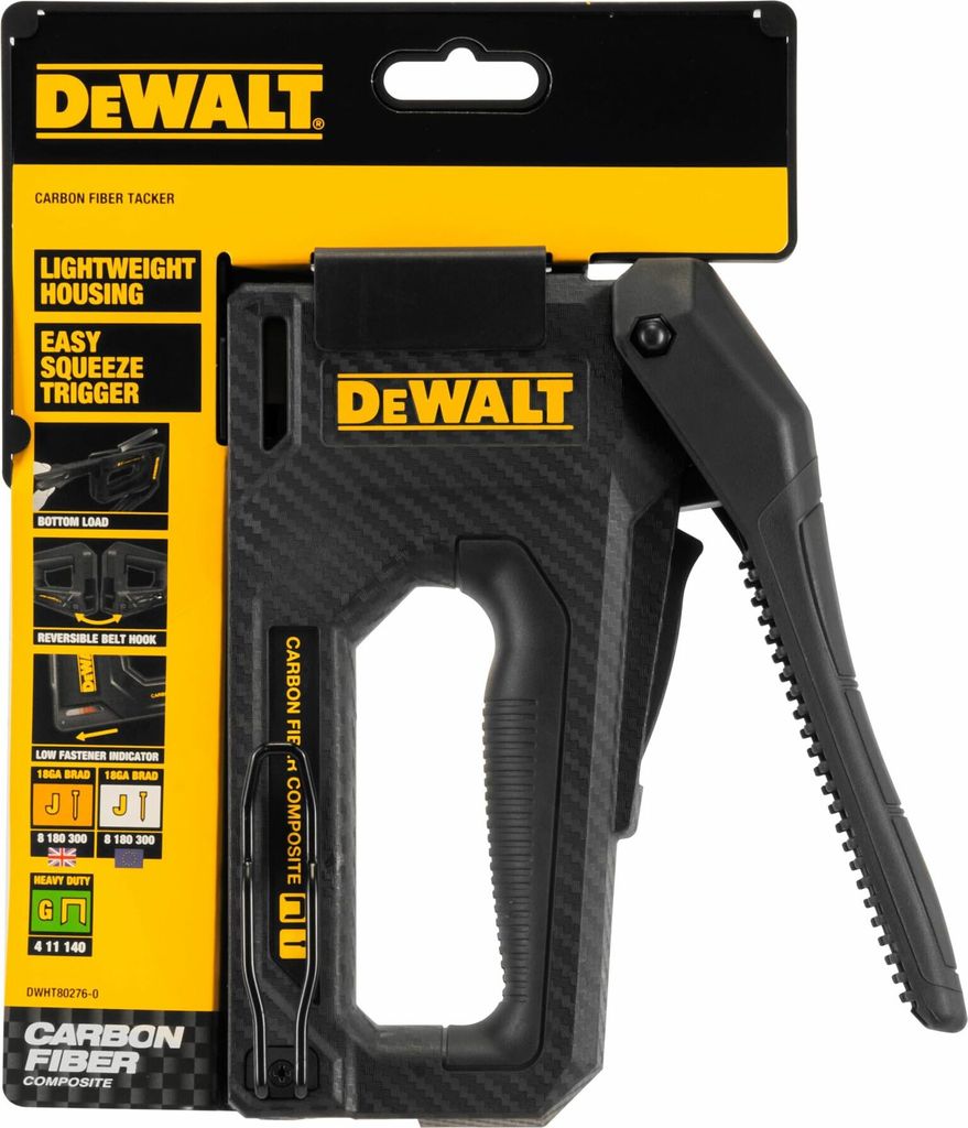DeWalt DWHT80276-0 Handtacker und Nagler Karbonfaser Produktbild 