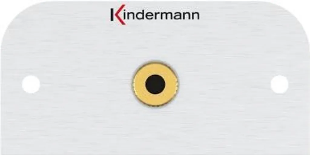 Kindermann 7441000411: Jack 3.5mm Oro Alluminio per Setup Audio Top