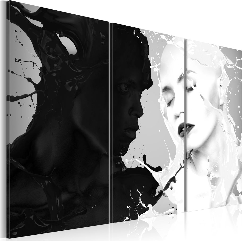 Modernes Wandbild 020101- 75 (120x80) - 3 Teilig Bilder Fotografie auf Vlies Leinwand Foto Bild Dekoration Wand Bilder Kunstdruck Abstrakt