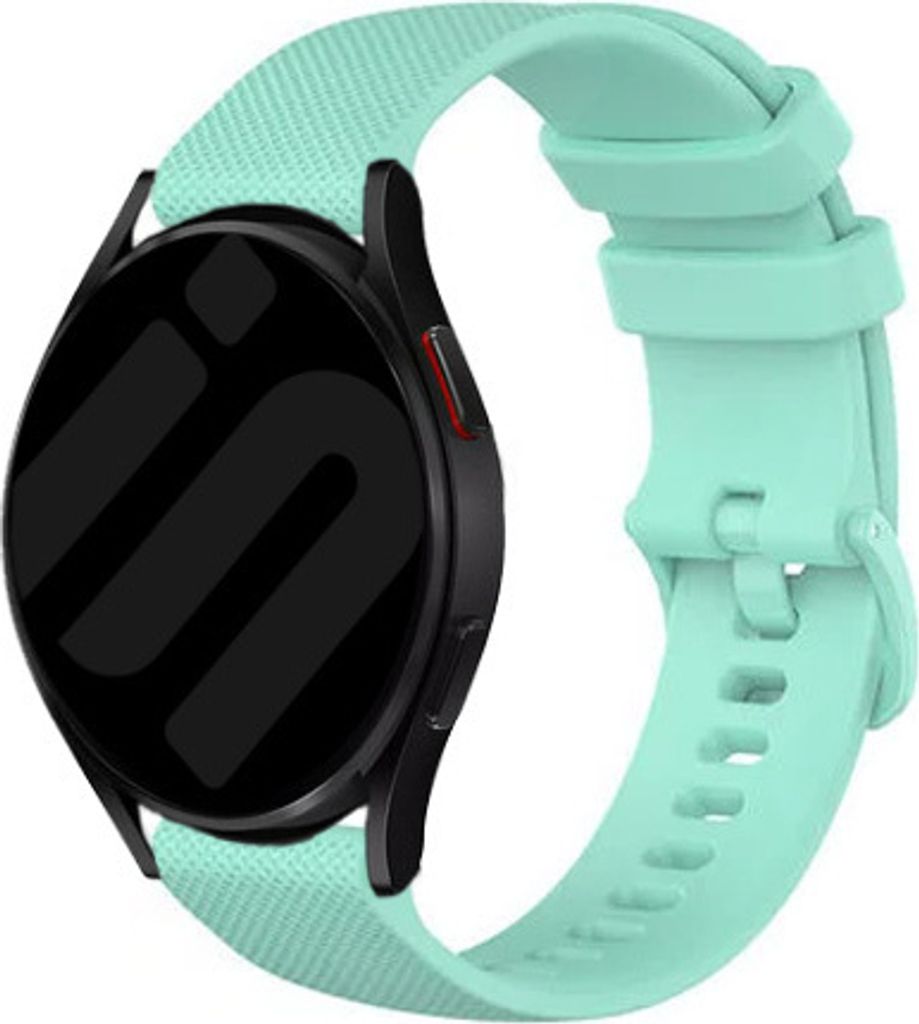 Strap-it Samsung Galaxy Watch 6 Classic 47mm Premium Silikon Armband (Aqua)