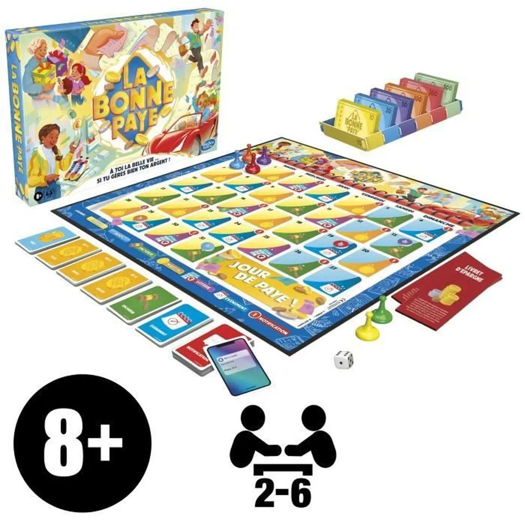 La Bonne Paye Hasbro Edition Originale Jeu Educatif Gestion d'Argent