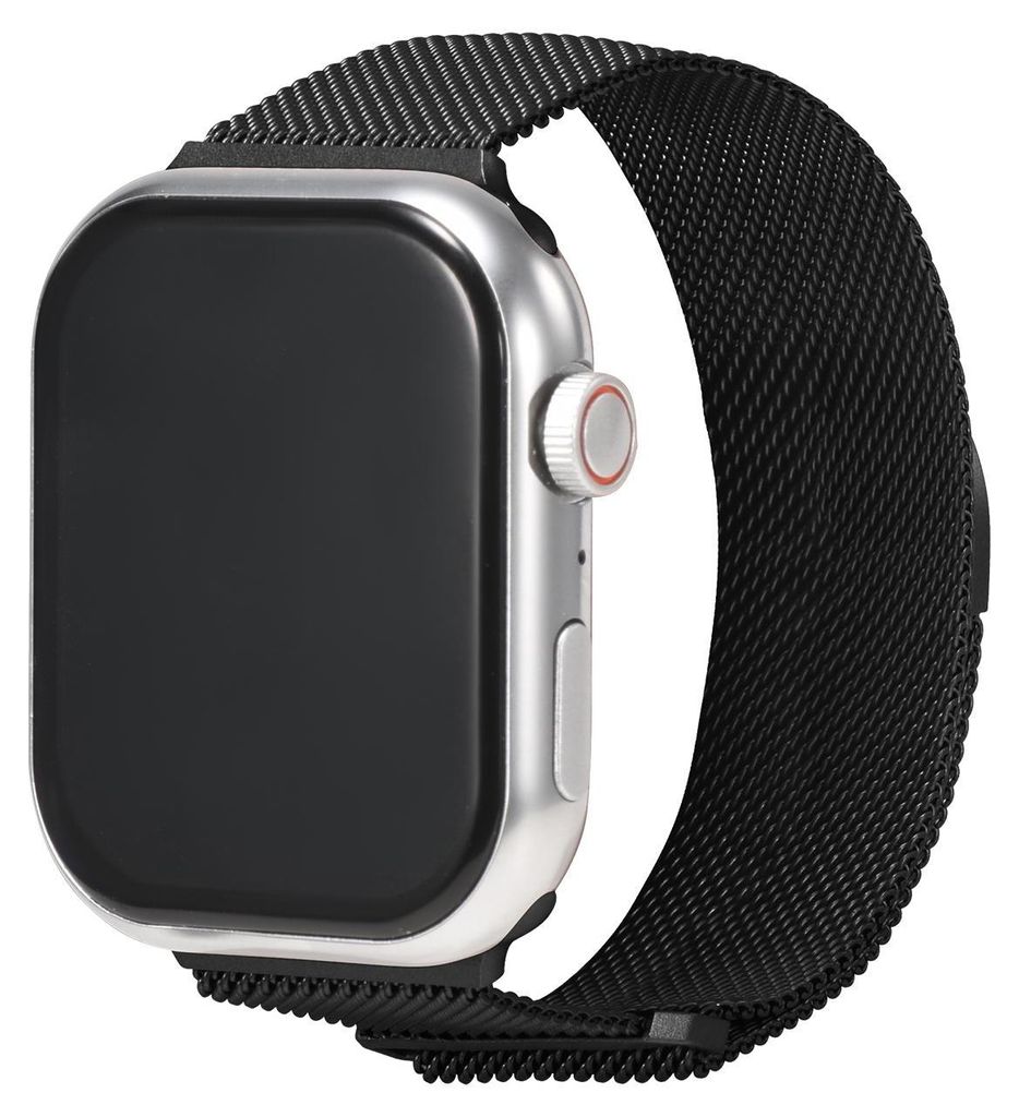 Milanaise Edelstahl Ersatzarmband für Apple Watch 1 2 3 4 5 6 7 8 9 10 11 SE 1 2 3 Ultra 1 2 3 mit 42/44/45/49mm Gehäuse Magnetisches Mesh Uhrena...