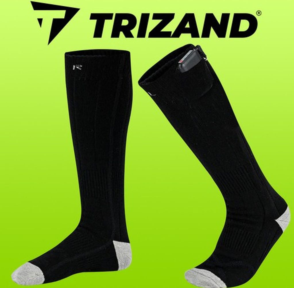 Universal Electric Heated Socks, Schwarz, Modalfaser + Produktbild 14