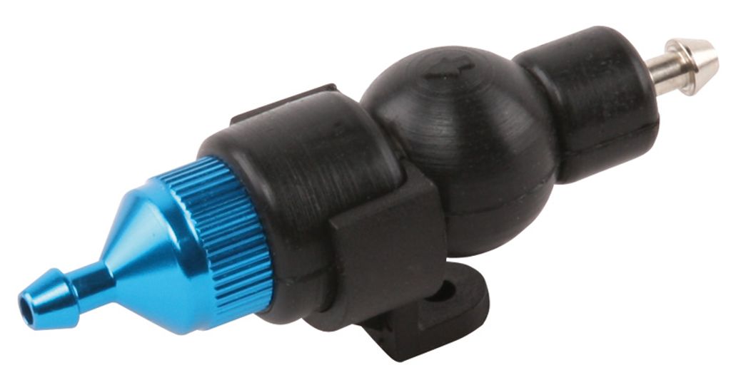 Robitronic Treibstoffilter mit Pumpventil Blau