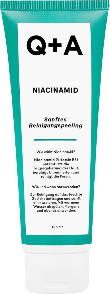 Q+A Niacinamid Sanftes Reinigungspeeling 125ml
