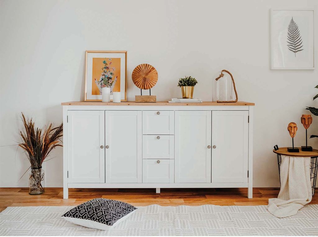 CALICOSY - Sideboard mit 4 Türen und 3 Schubladen L180 cm - Produktbild 4