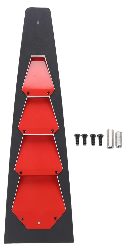 Insert de Capot Résistant à la Chaleur pour Polaris Sl, Noir et Rouge