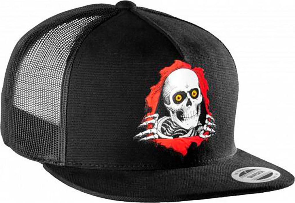 Powell Peralta Ripper Trucker Kappe Schwarz Herren,Damen Schwarz One Size