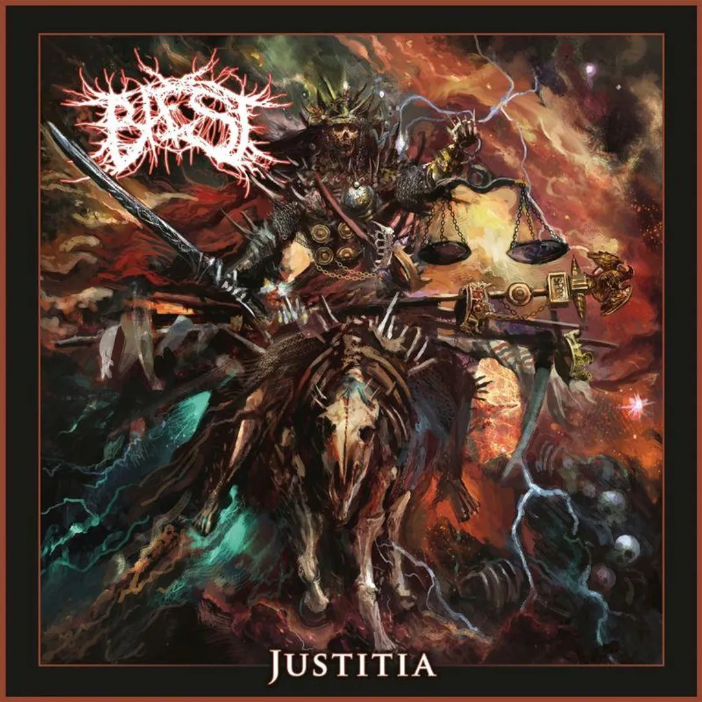 Disque CD Maxi Justitia par Baest - Album EP Metal pour votre collection
